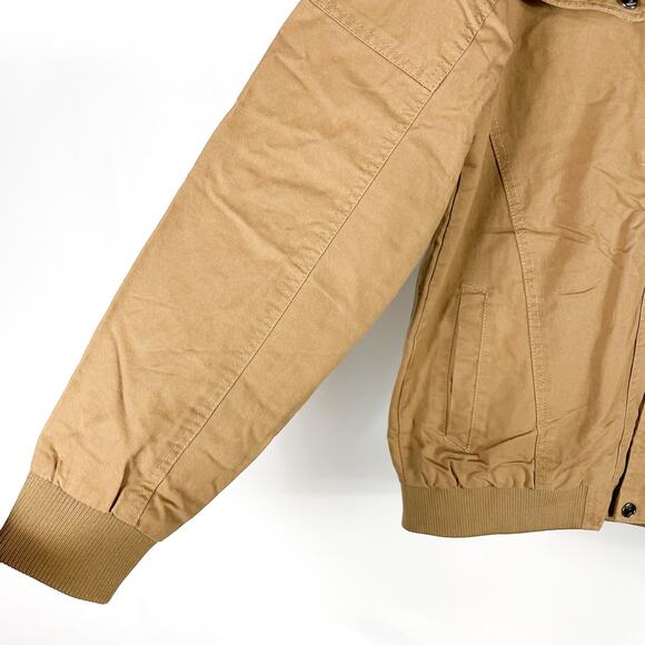 Magcomsen Bomber Jacket Tan Tactical Cotton Pilot‎ Full Zip Sz XL Men's - Picture 5 of 10